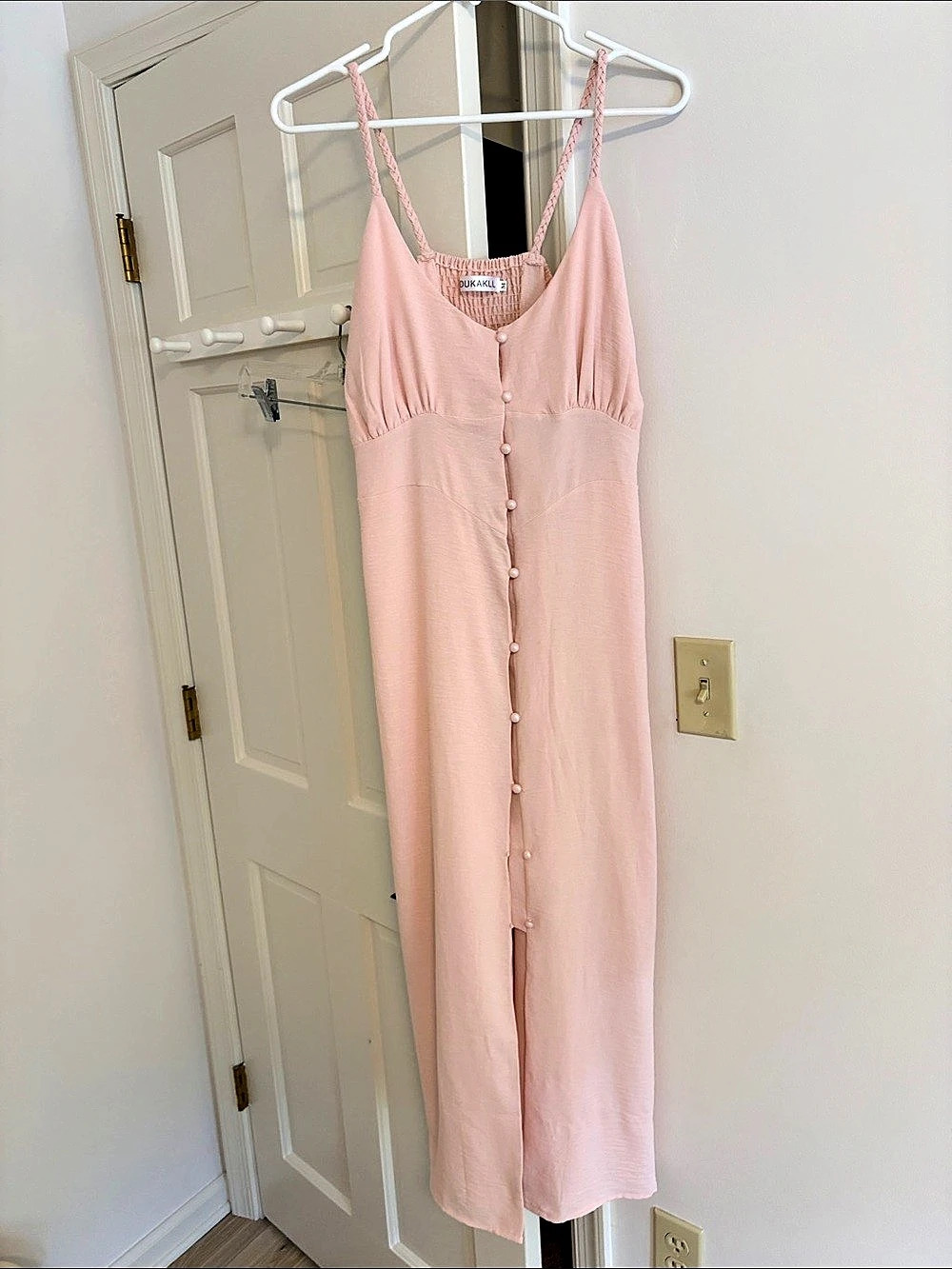 Dukakii Pink Maxi Dress Like New